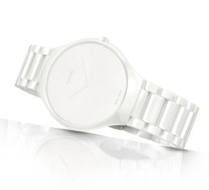 Rado True Thinline Stillness avec Li Edelkoort : blanc de blanc