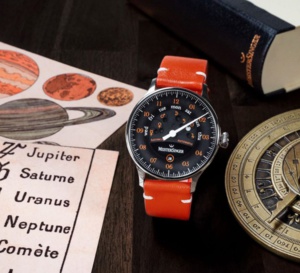 MeisterSinger Astroscope : cent pièces orange