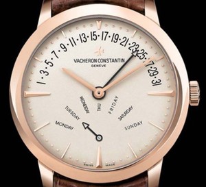 Patrimony contemporaine day-date bi-retrograde de Vacheron Constantin : une apparente simplicité