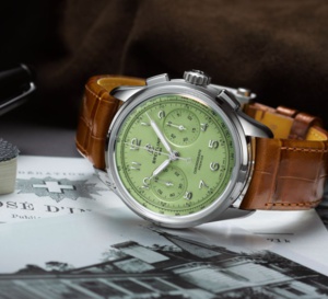 Breitling Héritage : le chrono "pistachio"