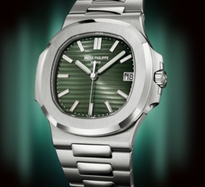 Patek Philippe Nautilus Acier : green is new blue