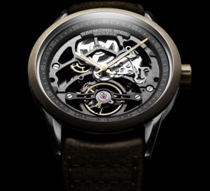 Raymond Weil Freelancer Skeleton : d'acier et de bronze