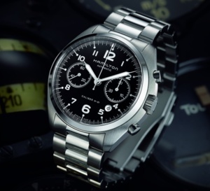 Hamilton Khaki Pilot Pioneer Auto Chrono : inspiration British Royal Air Force