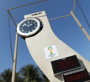 Hublot : les horloges de la Coupe du Monde de Football 2014