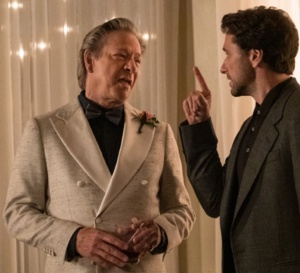 L'extraordinaire Mr Rogers : Chris Cooper porte une Rolex Daydate en or jaune