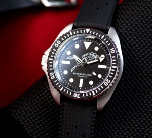 Jacques Bianchi JB200 : le plongeur et sa montre