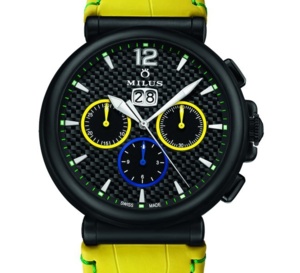 Milus Zetios Chronograph ZCRC3 Limited Edition : couleurs Brésil pour Roberto Carlos