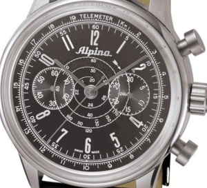 Alpina 130 : un chrono bicompax pour les cent ans de la marque