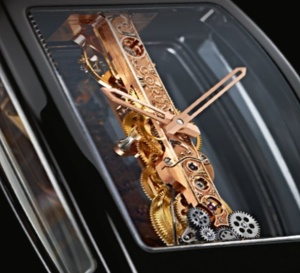 Corum Golden Bridge : céramique noire pour boitier tonneau