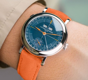 Laurent Ferrier Ecole Calendrier Annuel : du bleu et de l'orange pour cette ultime édition limitée