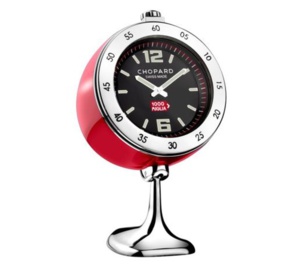 Chopard : rouge racing pour pendulette de bureau