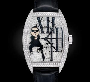 Psy reçoit sa montre Franck Muller : Gangnam Style…