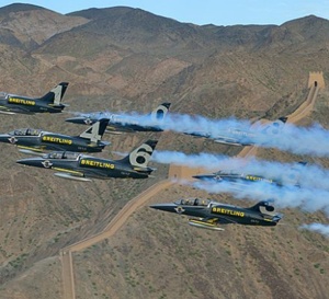 Breitling Jet Team : un survol de la Grande Muraille de Chine