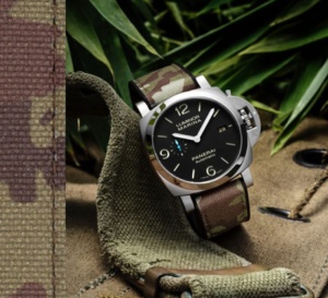 Panerai : des bracelets "camo" en caoutchouc recyclé en exclu "web"'