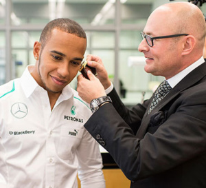 Lewis Hamilton : en visite chez IWC à Schaffhausen