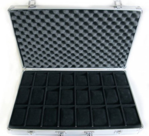 Kronokeeper : mallette en aluminium pour 8, 12 ou 24 montres