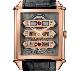 Girard-Perregaux : la Vintage 1945 Tourbillon sous Trois Ponts d'or arrive chez Bucherer à Paris