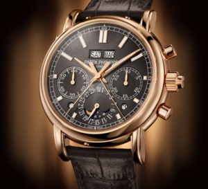 Patek Philippe 5204 : nouveau chrono rattrapante et QP en or rose avec cadran anthracite