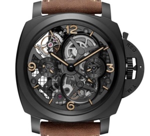 Panerai Lo Scienziato Luminor 1950 Tourbillon GMT Ceramica