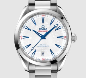 Omega Seamaster Aqua Terra "Beijing 2022" : blanc comme neige