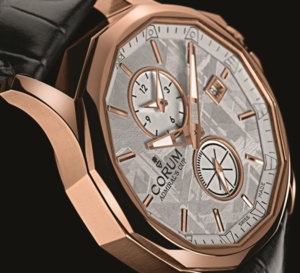 Corum Admiral’s Cup Legend 42 Meteorite Dual Time : mesure du temps sur fragment d’éternité