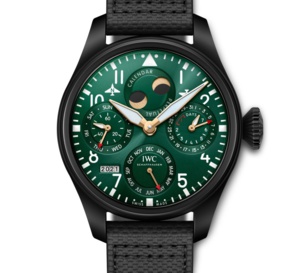 IWC Grande Montre d'Aviateur QP en céramique noire et cadran "racing green"