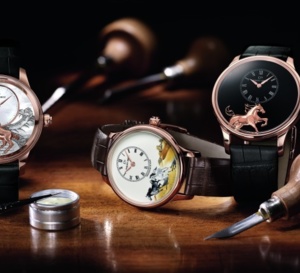 Jaquet Droz : trois nouveautés en hommage au cheval, animal du zodiaque chinois 2014