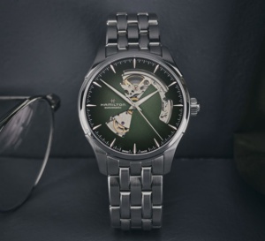 Hamilton Jazzmaster Open Heart 40 mm : deux nouveaux cadrans fumés