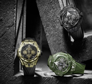 Hublot Big Bang Sang Bleu : trois nouvelles versions inrayables mais gravées !