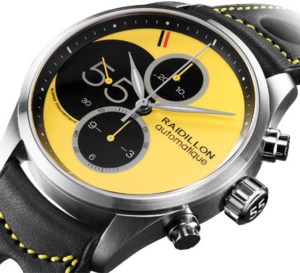 Raidillon : un nouveau chrono au cadran jaune vif arrive chez XP Joaillier à Paris