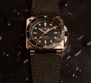 BR 03-92 Diver : boitier bronze et cadran marron à 999 exemplaires