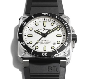 Bell &amp; Ross BR 03-92 Diver White : plongée glaciale