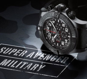 La Breitling Super Avenger Série Limitée Military vue par Jérémy Hubert de la maison Capet à Paris