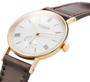 Nomos Ludwig 33 : à l'heure de l'or