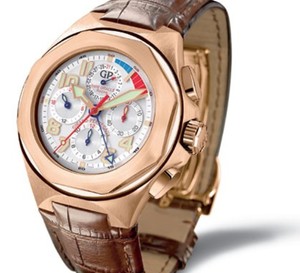Girard-Perregaux : chronographe Laureato USA 98 en or rose