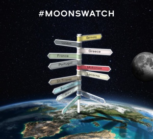 Swatch sur les routes d'Europe avec ses Moonswatch