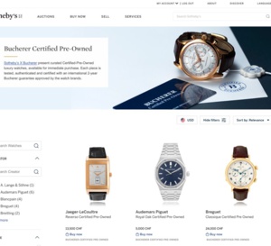 Bucherer Certified Pre-Owned s'associe à Sotheby's pour la vente de ses montres d'occasion