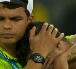 Thiago Silva et sa Richard Mille en plein écran…