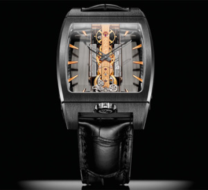 Corum Golden Bridge Automatic : version titane DLC noir