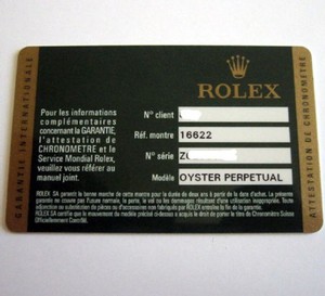 Rolex opte pour de toutes nouvelles garanties au format « carte de crédit »