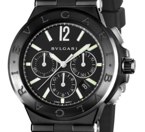 Bvlgari Diagono Ultranero chronographe : quatre nouveautés