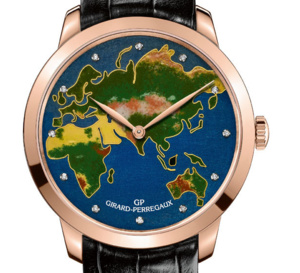 Girard-Perregaux 1966 cadrans émail : Pur sang, The Map et The World