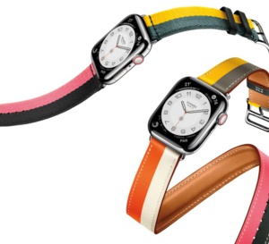 Apple Watch Hermès Series 8 : l'énergie vibrante des courses hippiques