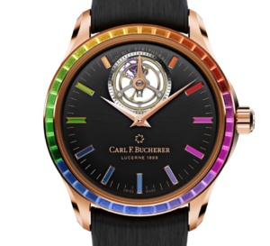 Carl F. Bucherer Manero Tourbillon Double Peripheral Paradise : over the rainbow