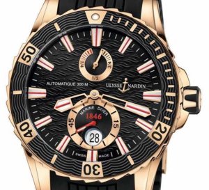 Ulysse Nardin : la Marine Diver s'affiche en or rose