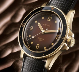 Baltic Aquascaphe Bronze : nouvelle série avec cadran marron et lunette saphir