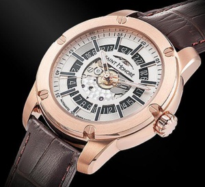 Saint Honoré Artcode Automatic Open Dial : version PVD or rose