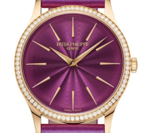 Une Patek Philippe Calatrava en or rose extra-plate pour vous, mesdames