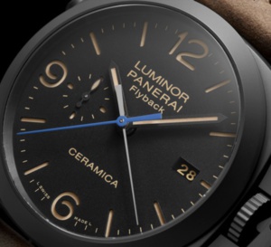 Panerai Luminor 1950 3 Days Chrono Flyback céramique noire et 44 mm : pré-SIHH 2015