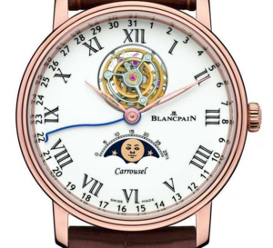 Blancpain Villeret : carrousel ET phase de Lune, une première !